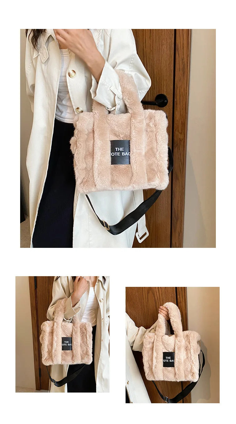 Sac en fausse fourrure