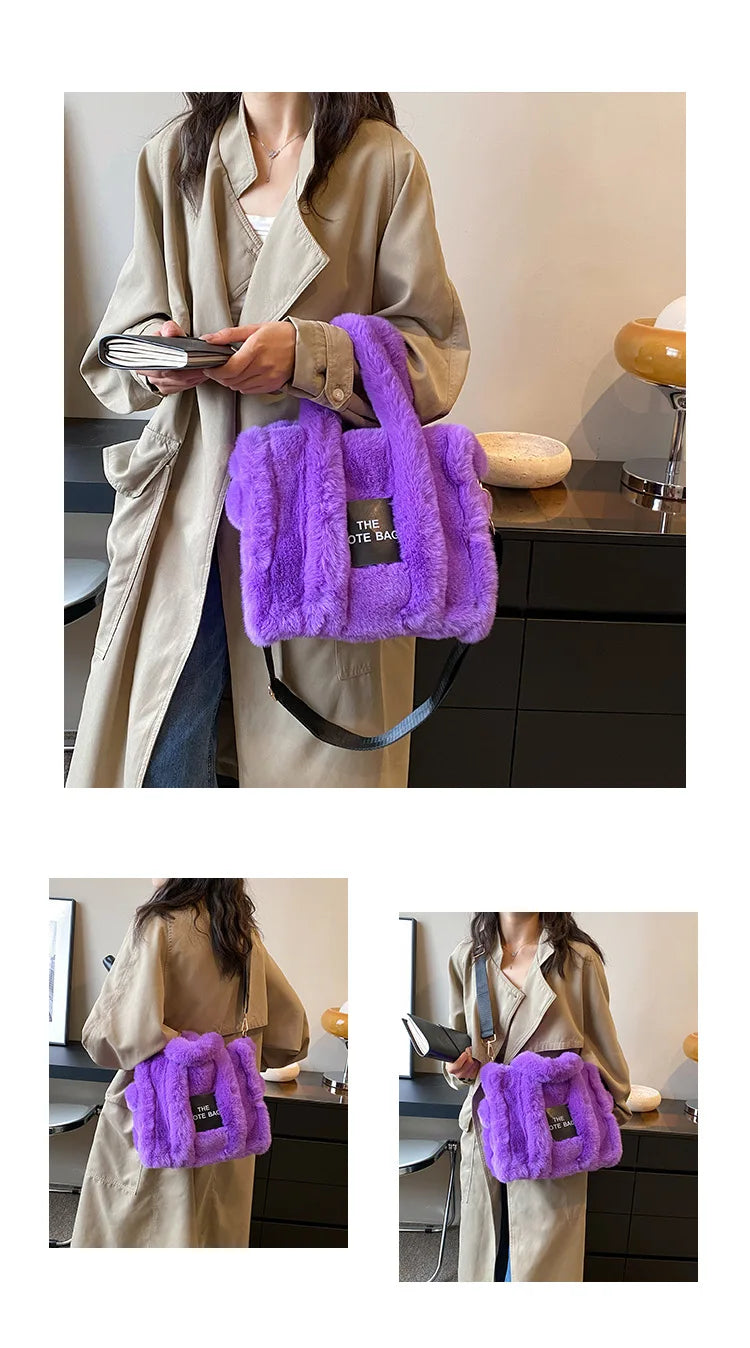 Sac en fausse fourrure