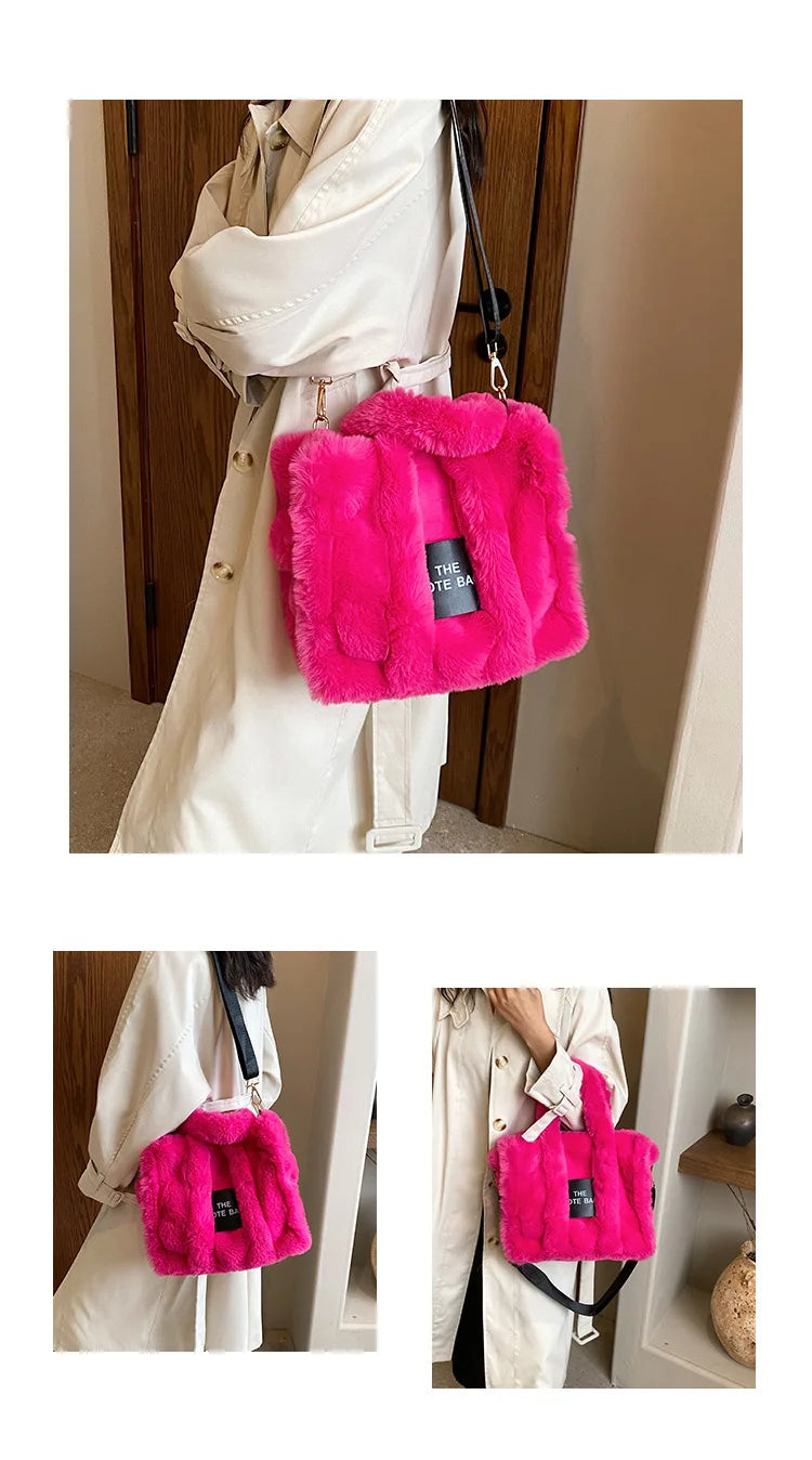 Sac en fausse fourrure