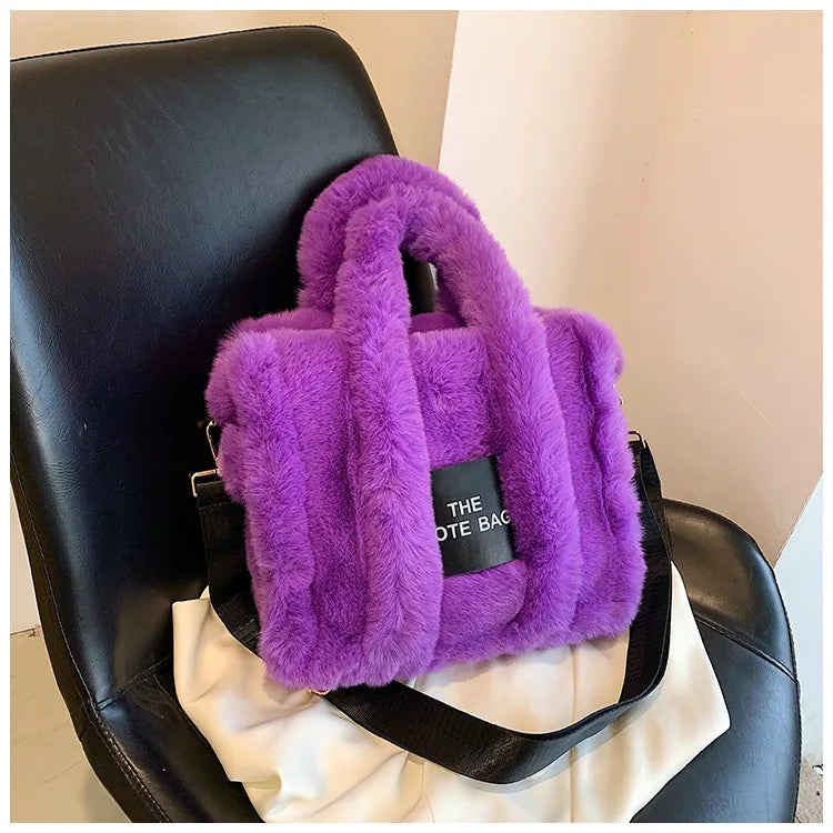 Sac en fausse fourrure