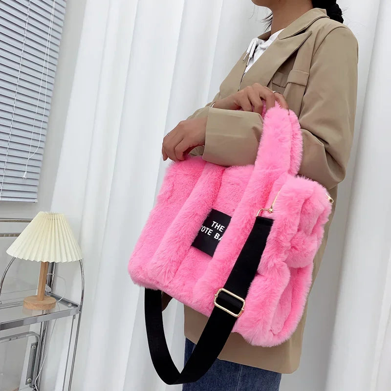 Sac en fausse fourrure