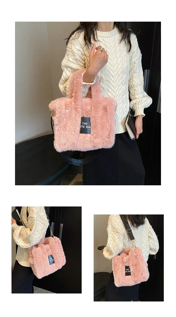 Sac en fausse fourrure