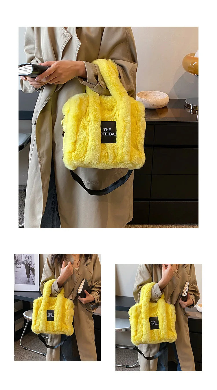 Sac en fausse fourrure