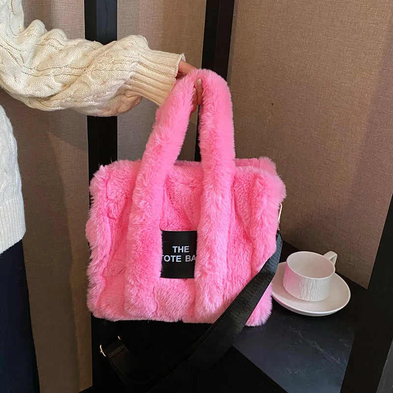 Sac en fausse fourrure